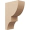 Ekena Millwork 8"W x 16"D x 24"H Classic Ridgewood Rough Cedar Woodgrain TimberThane Corbel, Primed Tan CORUR08X16X24RIDRCPR - alternate 1